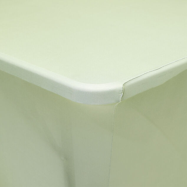 Housse de table Fiesta extensible tissu vert 180x74xH76cm