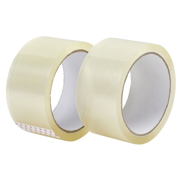 Rouleau adh&eacute;sif transparent L.50 m x2