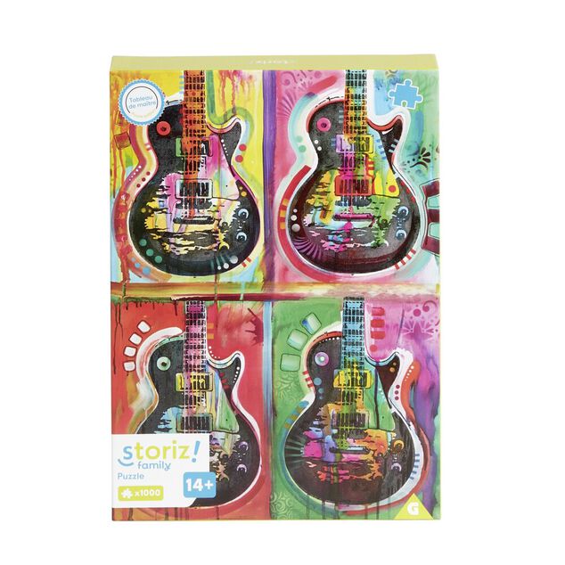 Puzzle ado 1000 pi&egrave;ces guitare color&eacute;