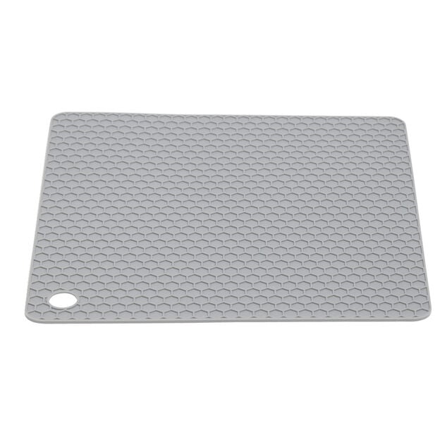 Dessous de plat carré en silicone 18x18cm - 2 coloris