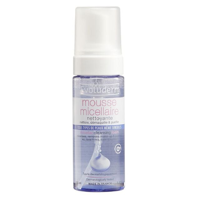 Mousse micellaire netoyante Evoluderm 150 ml