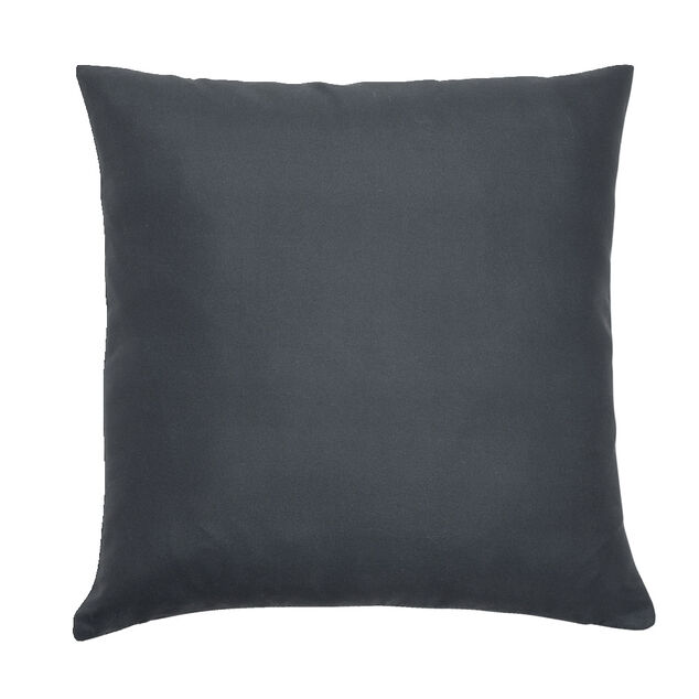 Housse de coussin carrée grise 40x40cm