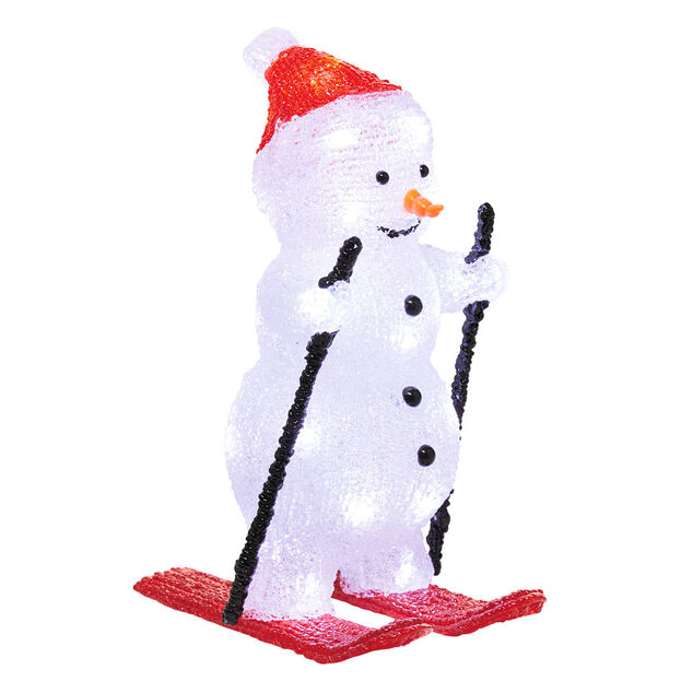Bonhomme de neige lumineux 30LED