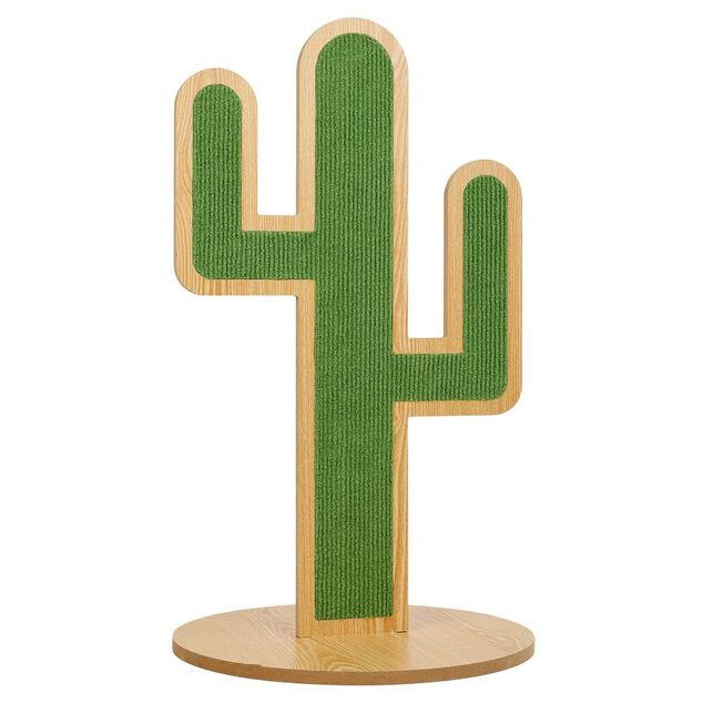 Griffoir chat forme cactus &Oslash;34,5xH62,5cm