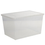 Bo&icirc;te de rangement transparente 46 L