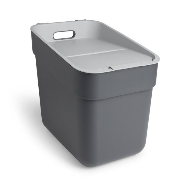 Poubelle de tri grise 20L