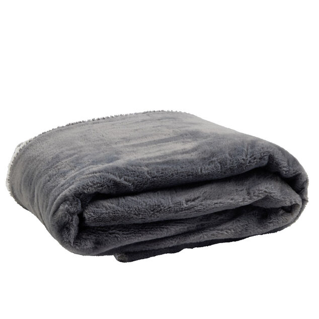 Plaid sherpa pilou pilou taupe L130x160cm