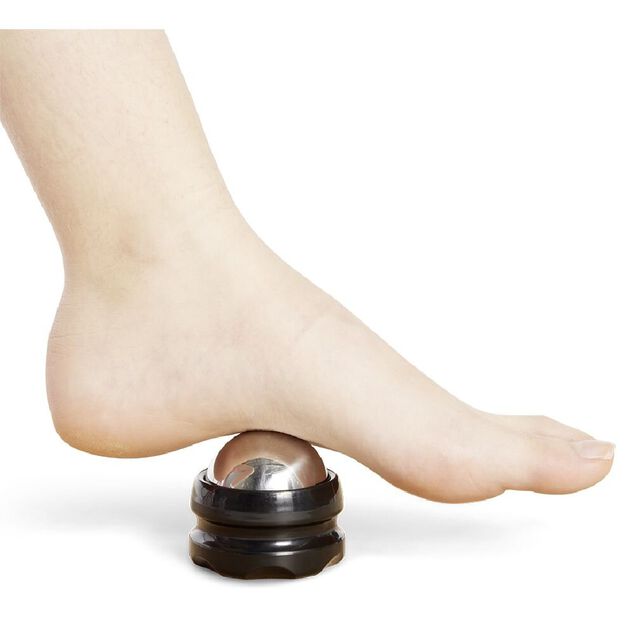 Masseur roll-on 2-en-1 &Oslash;6,5xH6cm