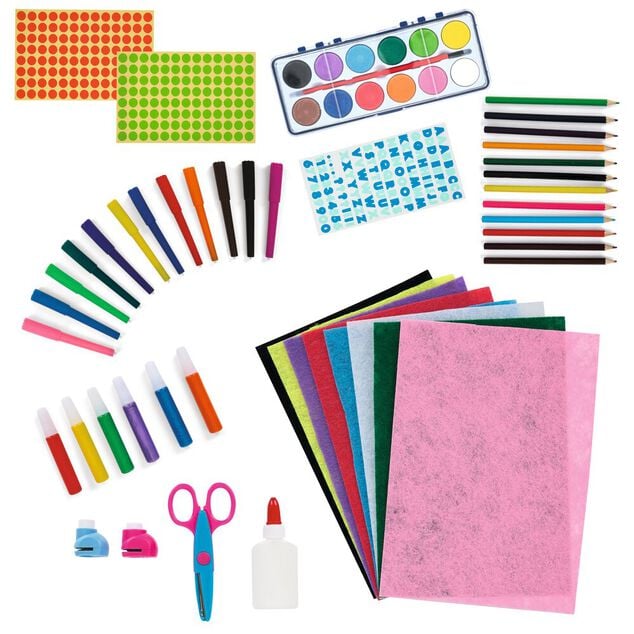 Creativ'box 58 accessoires polypropyl&egrave;ne et bois