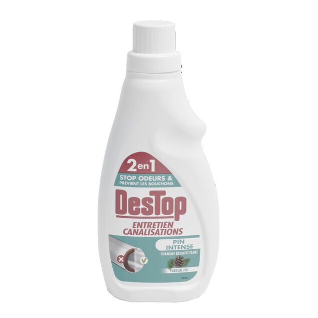 Gel entretien canalisation Destop parfum pin 750ml