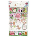 Planche de stickers de Noël