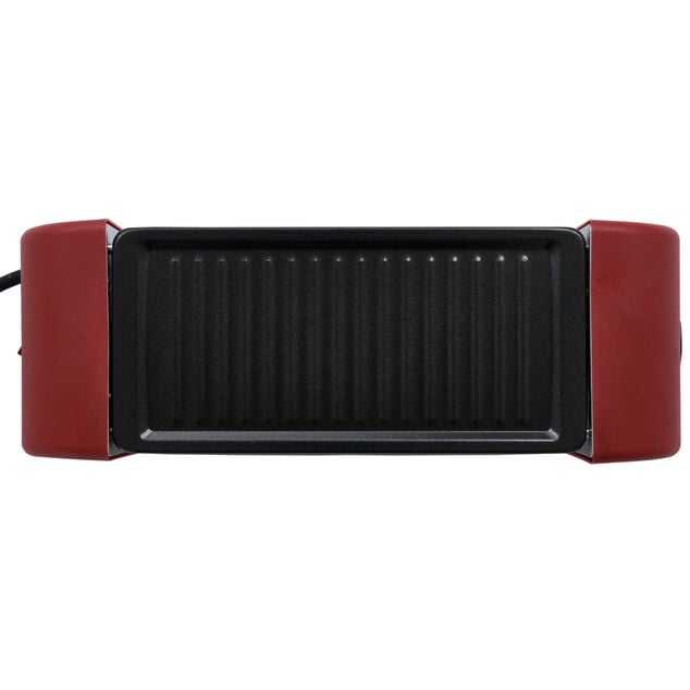 Machine à raclette Duo connectable rouge 2 poêlons 450W