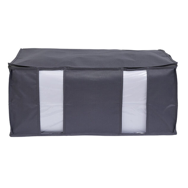 Housse de rangement pour v&ecirc;tements Gris - L65 x l45 x H27 cm