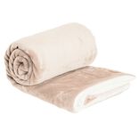 Plaid pilou pilou 127x152cm blanc cr&egrave;me