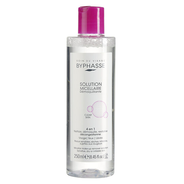 Solution démaquillante micellaire 4en1 peaux sensibles 250ml