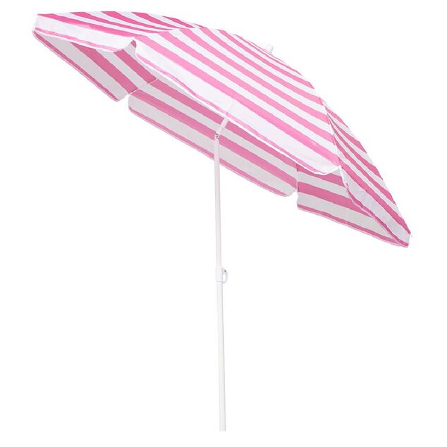 Parasol de plage ray&eacute; &Oslash;160xH190cm (3 mod&egrave;les)