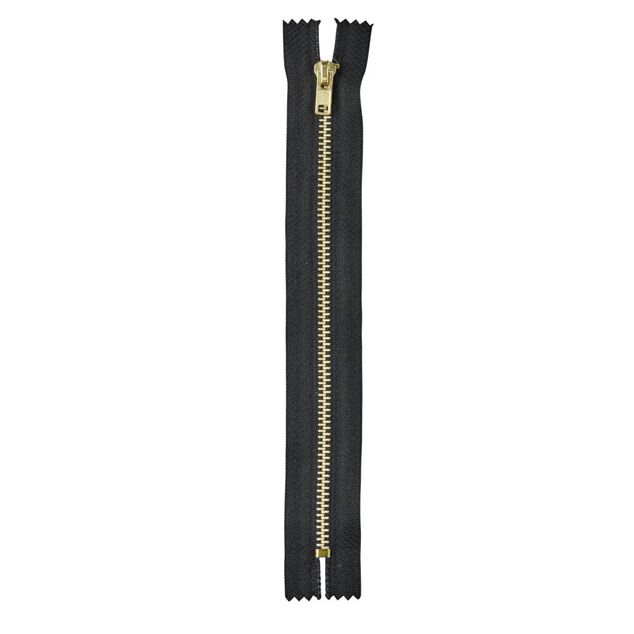 Fermeture &agrave; glissi&egrave;re pour jean L20cm noire