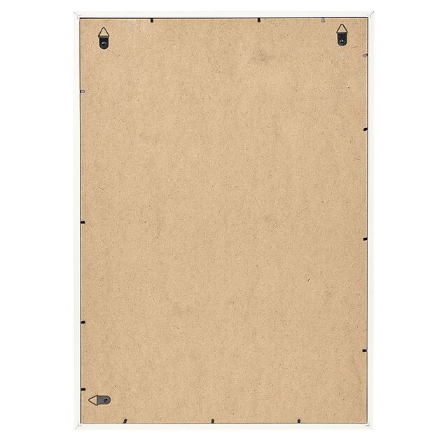 Cadre photo bois blanc 50x70cm pour photo 40x50cm