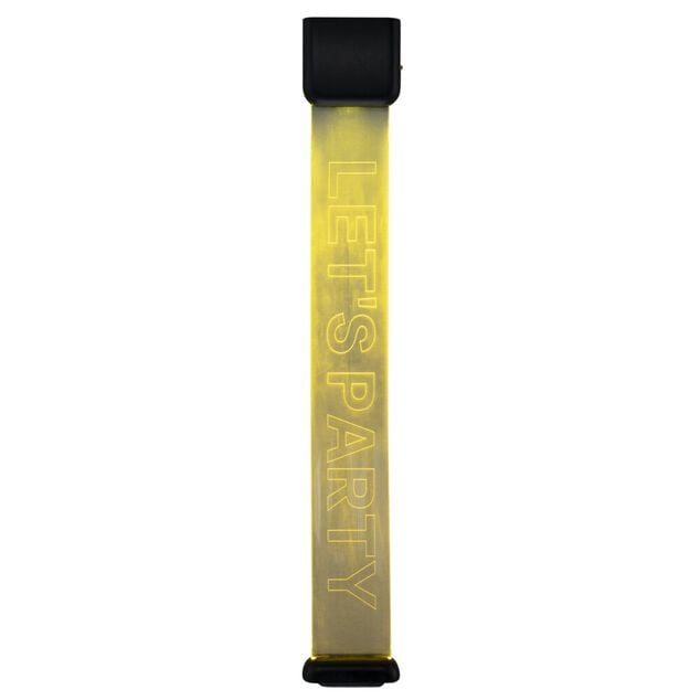 Bracelet LED avec message Let's Party L21cm (3 mod&egrave;les)