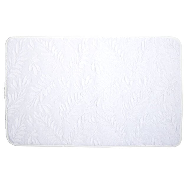 Tapis rectangulaire beige ou blanc 50x80cm