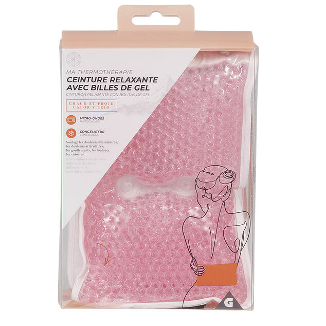 Ceinture relaxante avec billes de gel