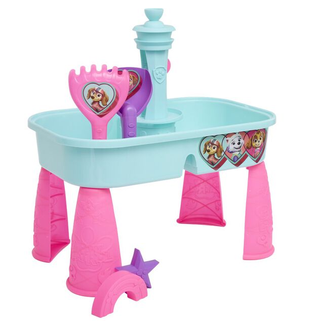 Table d'activit&eacute;s enfant Pat Patrouille sable et eau 29x10xH41cm (2 mod&egrave;les)