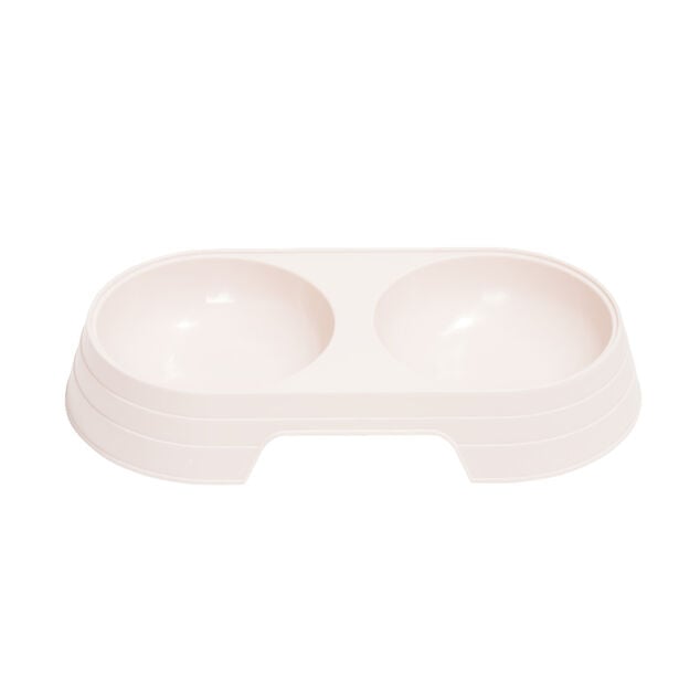 Gamelle double pour animaux - 2 coloris
