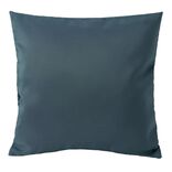 Housse de coussin polyester 40x40cm bleu