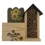 Hôtel à insectes + plantation L18,5 x l9 x H18 cm