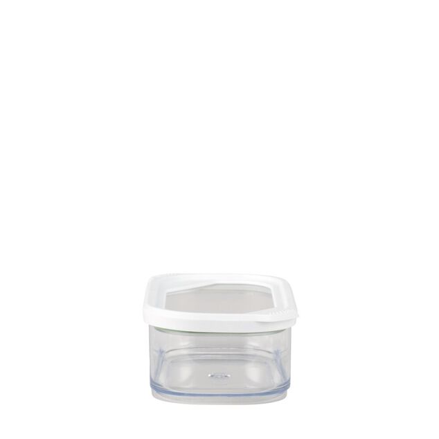 Bo&icirc;te de conservation x5 transparente avec couvercle blanc 0,4 &agrave; 2L