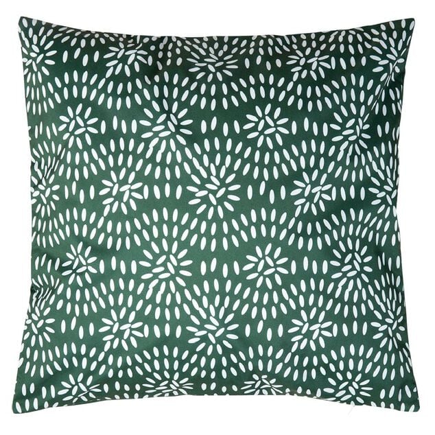 Housse de coussin carr&eacute; Splendor vert