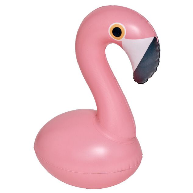 Jeu de lancer d'anneaux gonflable flamant rose