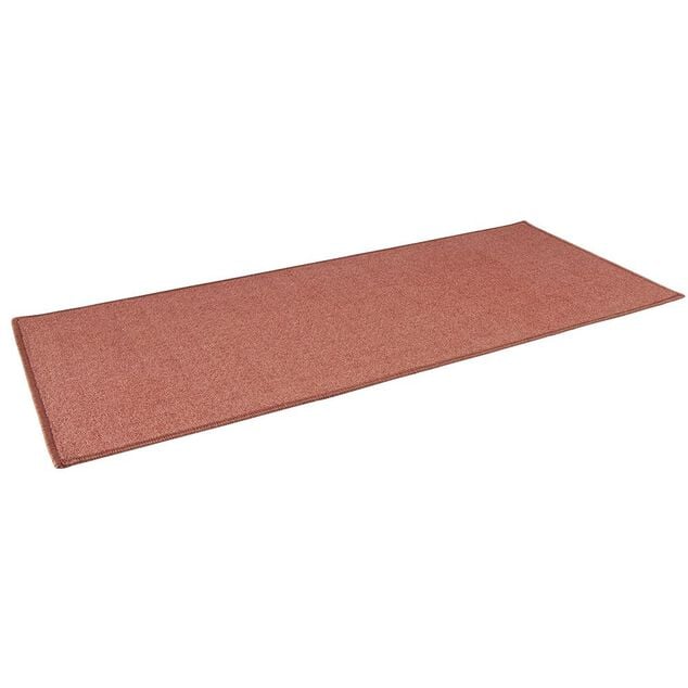 Tapis de cuisine latex uni rouge 120x50 cm