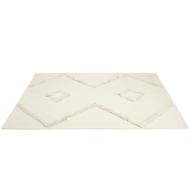 Tapis d'intérieur polycoton motif aztèque tufté 60x90cm (4 modèles)