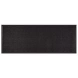 Tapis antipoussière antidérapant noir 160x60cm