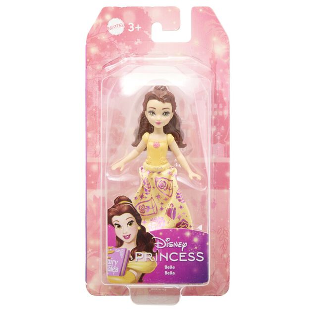 Poup&eacute;e mini princesse Disney tissu paillet&eacute; 16,5x3,5xH8cm (plusieurs mod&egrave;les)