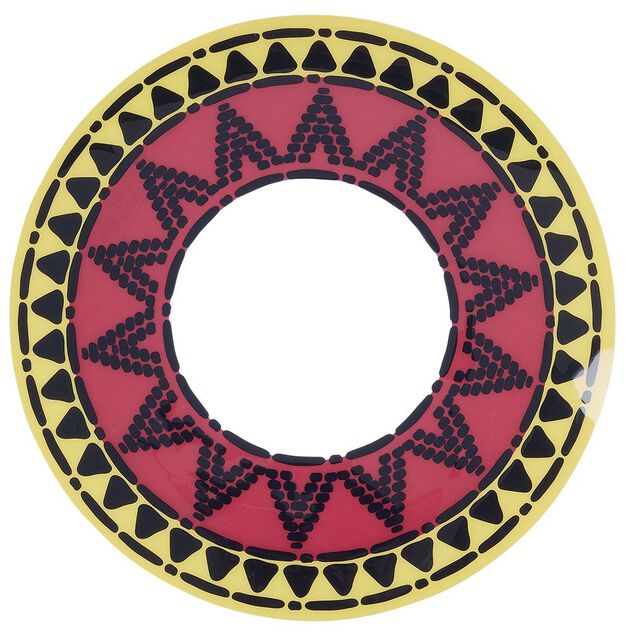 Set de table rond ajour&eacute; motif ethnique &Oslash;38cm