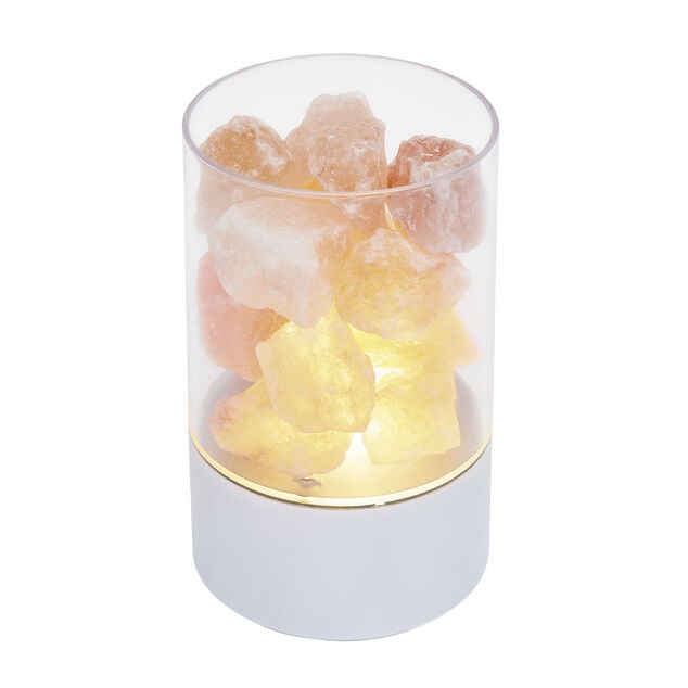 Lampe pierre de sel H15 cm