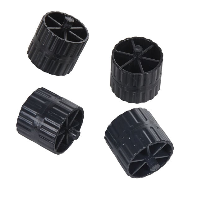 Set de 4 roues pour pot de jardin