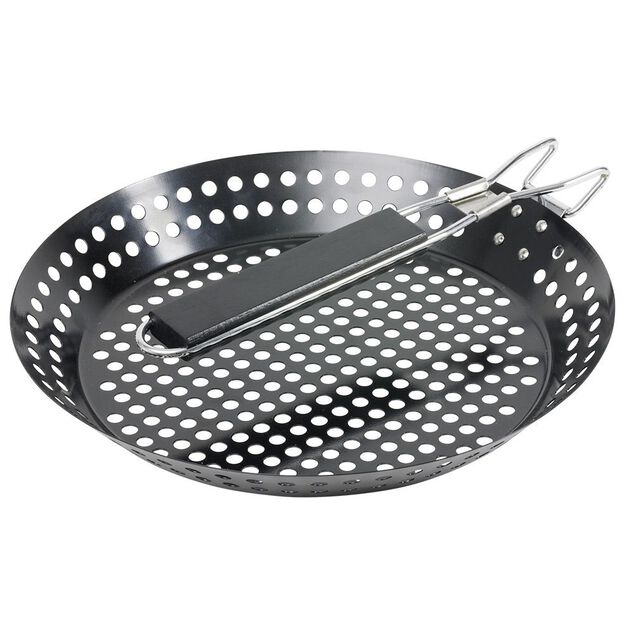 Po&ecirc;le &agrave; marrons en acier au carbone &Oslash;30,5cm