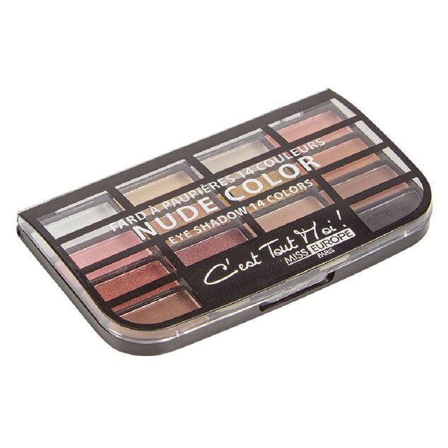 Palette Ombre paupi&egrave;re x14 teintes nude n&deg;02