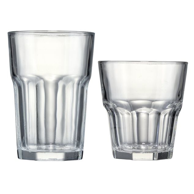 Verre mojito x12 en verre transparent 25cl et 33cl