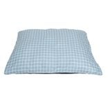 Matelas pour chien quadrillage bleu et blanc Taille L 90x70xÉp8cm