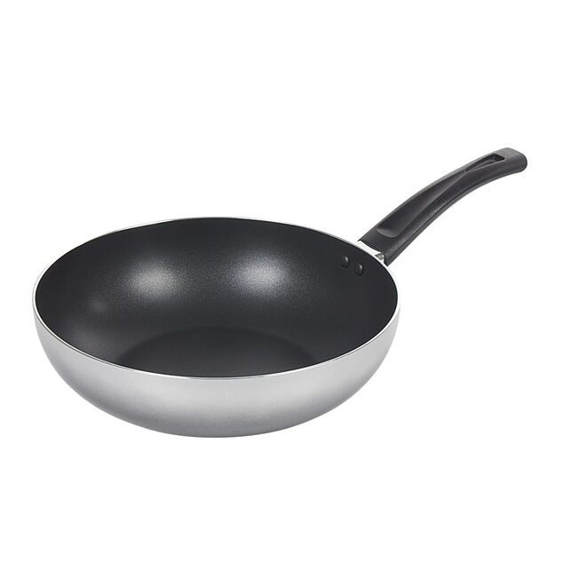 Wok aluminium &oslash; 28 cm