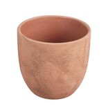 Pot de fleur terre cuite rouge &Oslash;14xH13cm