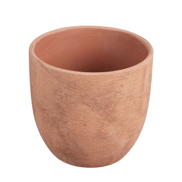 Pot de fleur terre cuite rouge &Oslash;14xH13cm