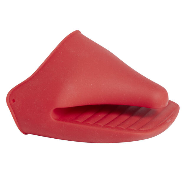 Gant de cuisine en silicone rouge