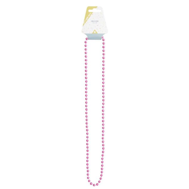 Collier perle flashy L84cm - 4 modèles