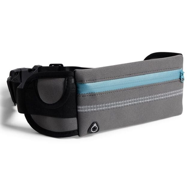 Ceinture de sport 37x10cm polyester gris
