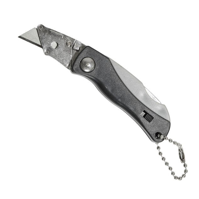 Mini couteau pliable avec 5 lames rechargeables L10cm